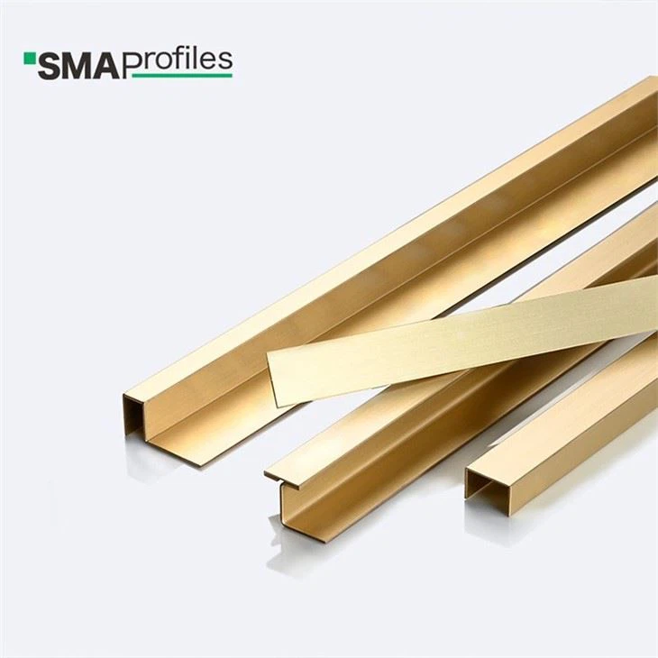 Polished Brass Tile Trim